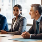 Home 6 효과적인 팀 소통을 위한 상황 맥락화 - **Prompt 1: Visualizing Miscommunication due to Lack of Context**
"A diverse team of professiona...