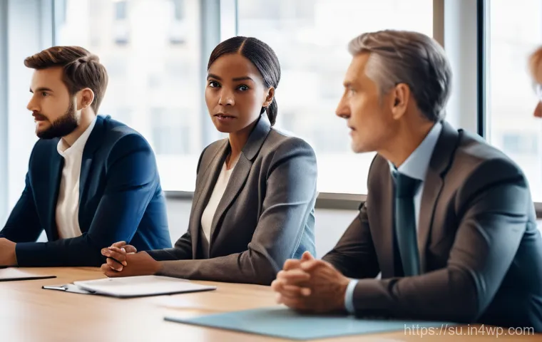 효과적인 팀 소통을 위한 상황 맥락화 - **Prompt 1: Visualizing Miscommunication due to Lack of Context**
    "A diverse team of professiona...